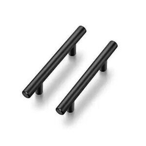 Ravinte 5 Inch Cabinet Pulls Matte Black Stainless Steel Kitchen 3" Cen Lot Of 6